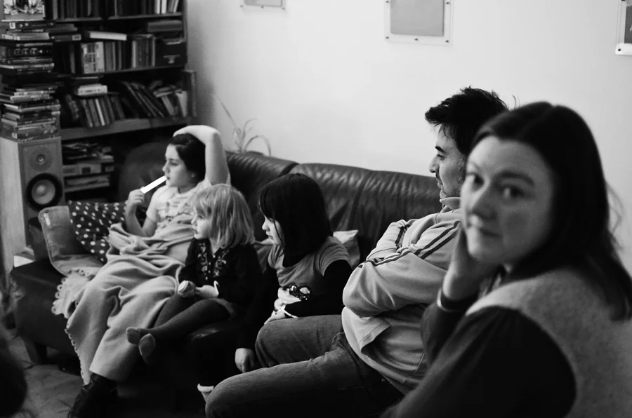 Sitting around