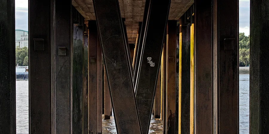 Under the pier
